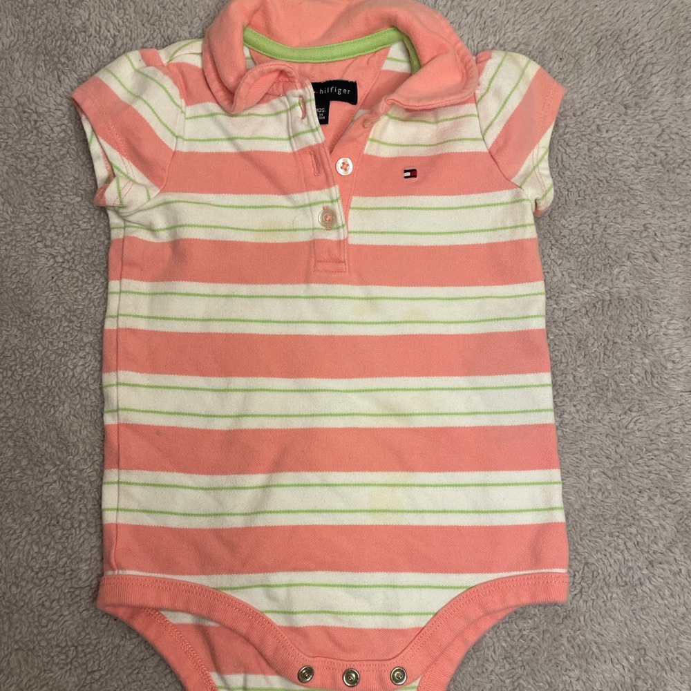 Tommy Hilfiger Striped Onesie 3 to 6 months